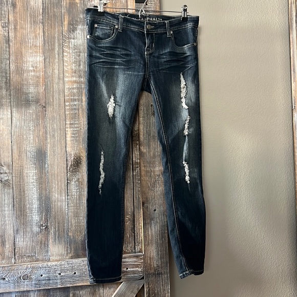 Blue Asphalt Jeans Blue Asphalt Low Rise Skinny Jeans Poshmark